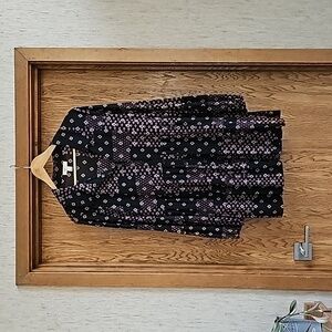 NWOT Smocked Long Blouse, size M